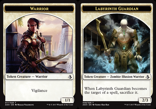 Token - Labyrinth Guardian // Warrior